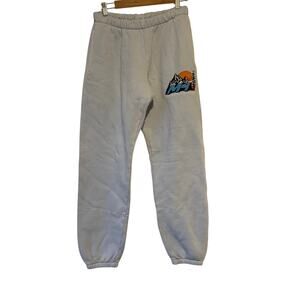 Mad Happy light blue outdoors fleece Sweatpants